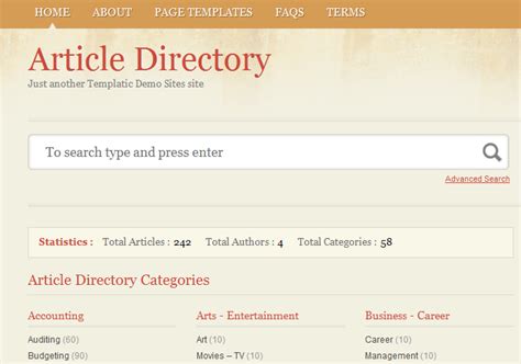 How To Create An Article Directory On WordPress – WordPress .